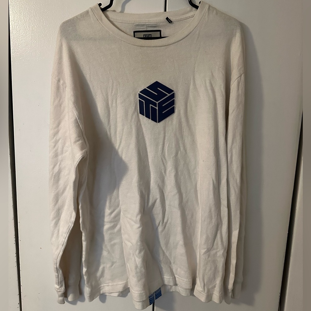Kith White Long Sleeve Crewneck